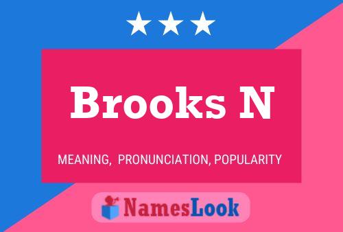 Pôster do nome Brooks N