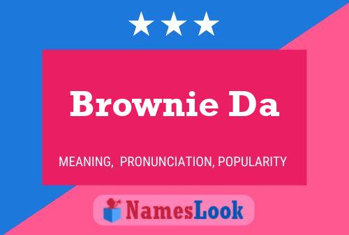 Pôster do nome Brownie Da