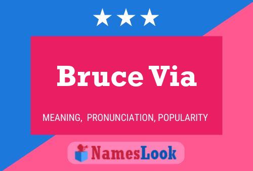 Pôster do nome Bruce Via