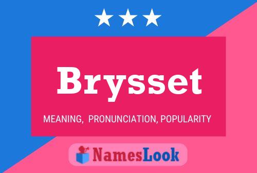 Pôster do nome Brysset