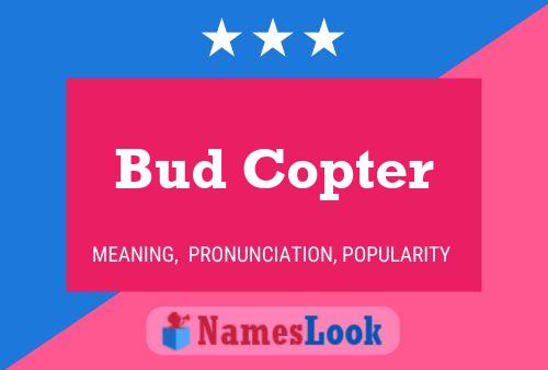 Pôster do nome Bud Copter