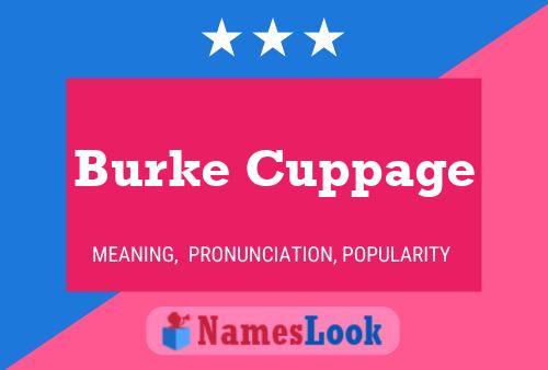 Pôster do nome Burke Cuppage