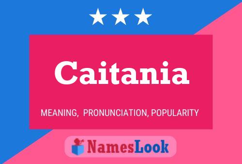 Pôster do nome Caitania