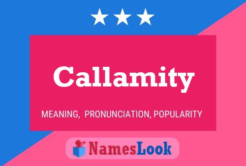 Pôster do nome Callamity