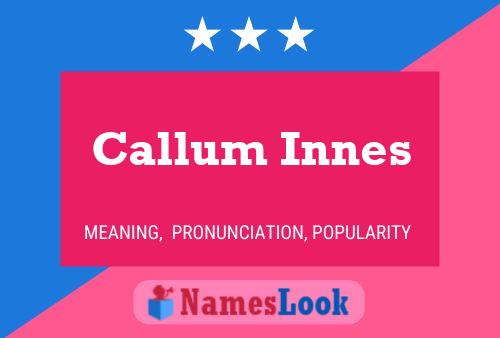 Pôster do nome Callum Innes