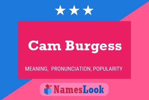 Pôster do nome Cam Burgess