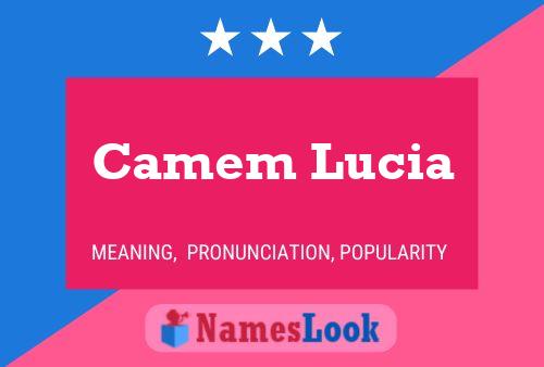 Pôster do nome Camem Lucia