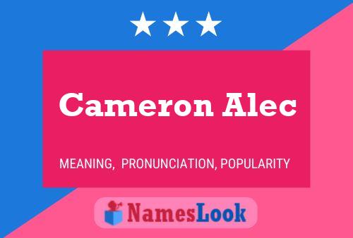 Pôster do nome Cameron Alec