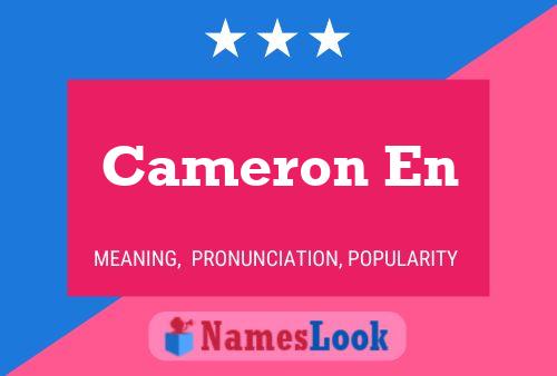 Pôster do nome Cameron En