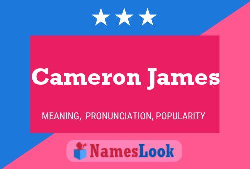 Pôster do nome Cameron James