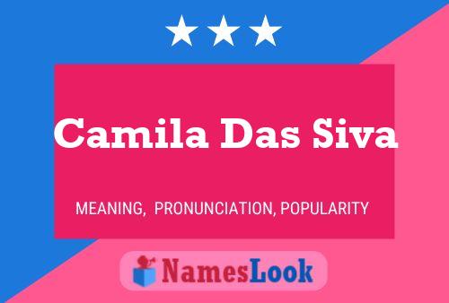 Pôster do nome Camila Das Siva