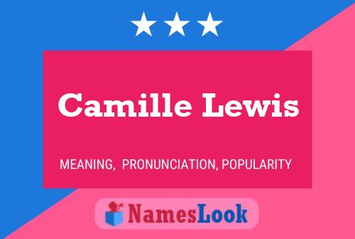 Pôster do nome Camille Lewis