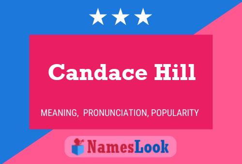 Pôster do nome Candace Hill