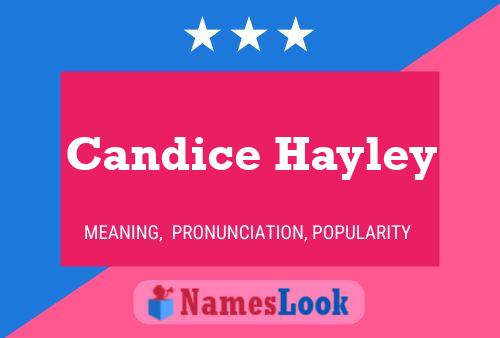 Pôster do nome Candice Hayley