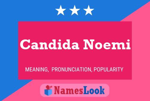 Pôster do nome Candida Noemi