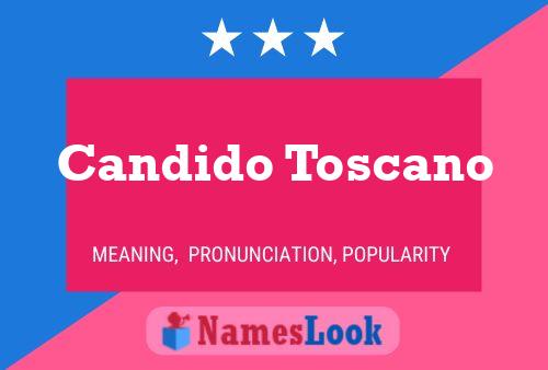 Pôster do nome Candido Toscano