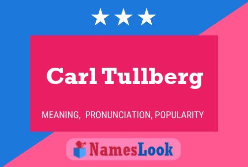 Pôster do nome Carl Tullberg