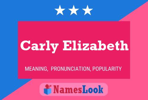 Pôster do nome Carly Elizabeth