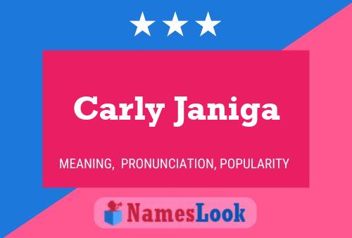 Pôster do nome Carly Janiga