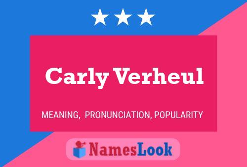 Pôster do nome Carly Verheul