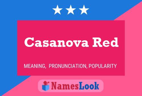 Pôster do nome Casanova Red