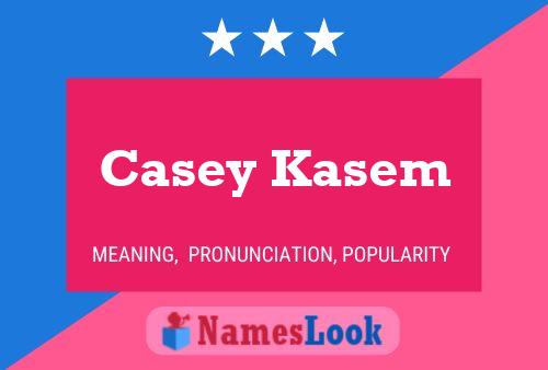 Pôster do nome Casey Kasem