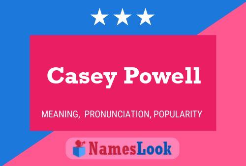 Pôster do nome Casey Powell