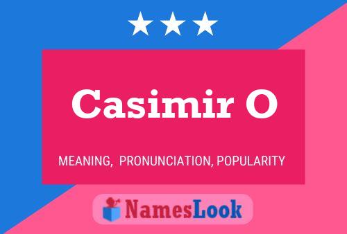 Pôster do nome Casimir O