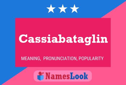 Pôster do nome Cassiabataglin