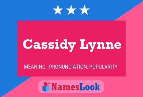 Pôster do nome Cassidy Lynne