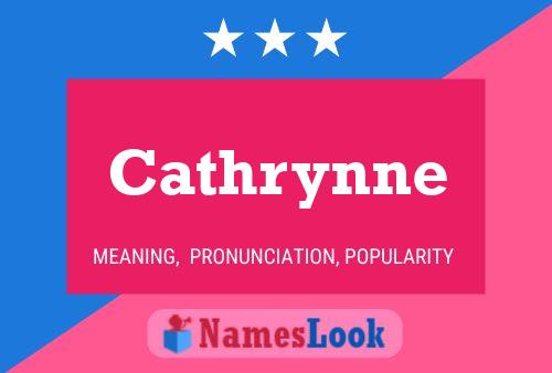 Pôster do nome Cathrynne