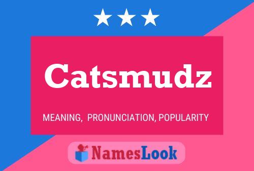 Pôster do nome Catsmudz