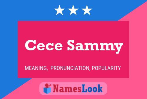 Pôster do nome Cece Sammy