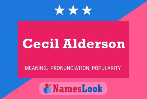 Pôster do nome Cecil Alderson