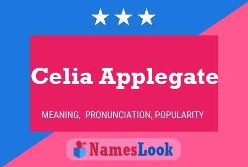 Pôster do nome Celia Applegate