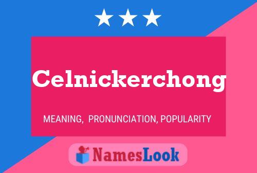 Pôster do nome Celnickerchong