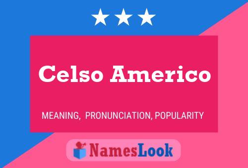 Pôster do nome Celso Americo