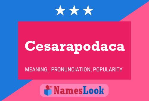 Pôster do nome Cesarapodaca