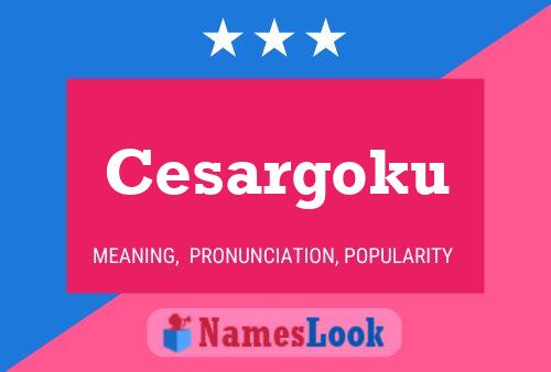 Pôster do nome Cesargoku