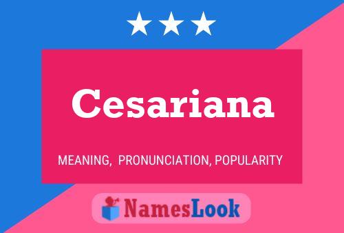 Pôster do nome Cesariana