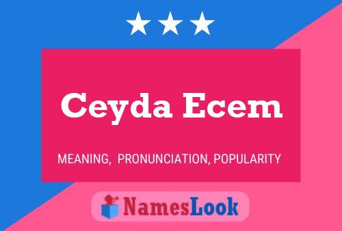 Pôster do nome Ceyda Ecem