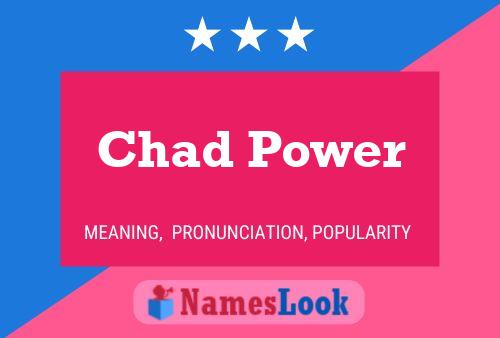 Pôster do nome Chad Power