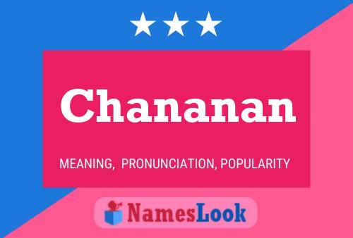 Pôster do nome Chananan