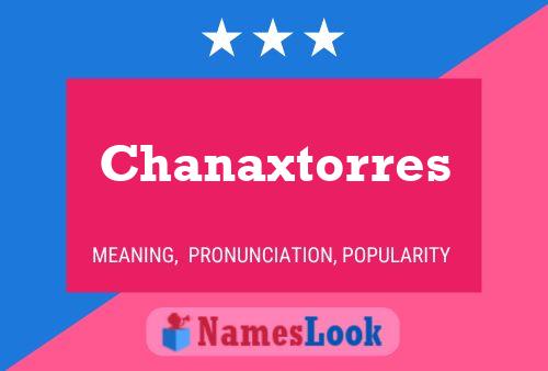 Pôster do nome Chanaxtorres