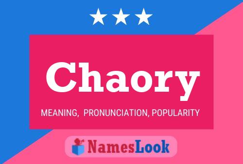 Pôster do nome Chaory