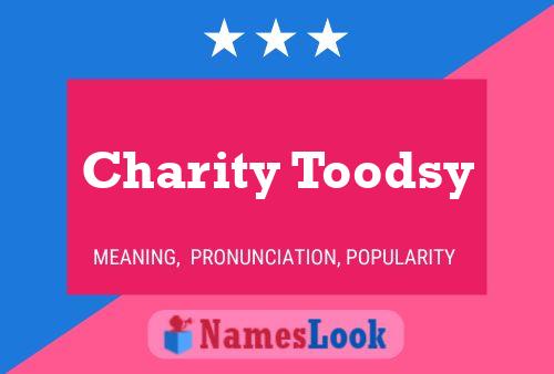 Pôster do nome Charity Toodsy