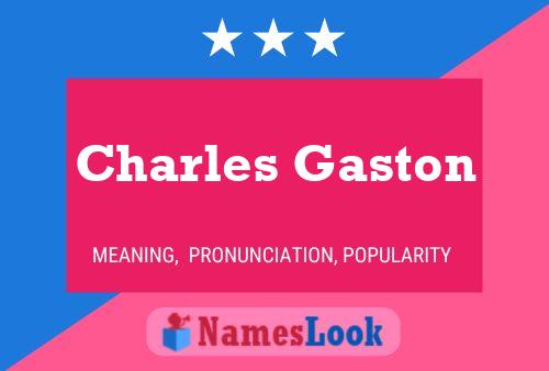 Pôster do nome Charles Gaston