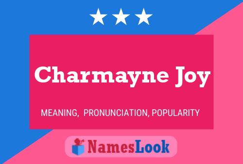 Pôster do nome Charmayne Joy