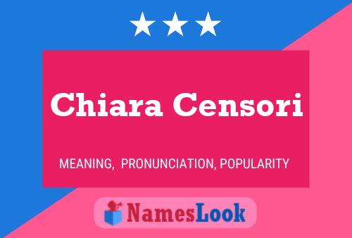 Pôster do nome Chiara Censori