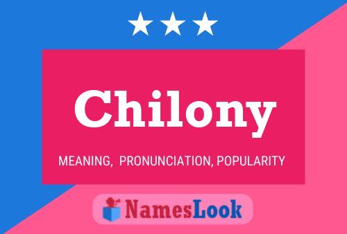 Pôster do nome Chilony